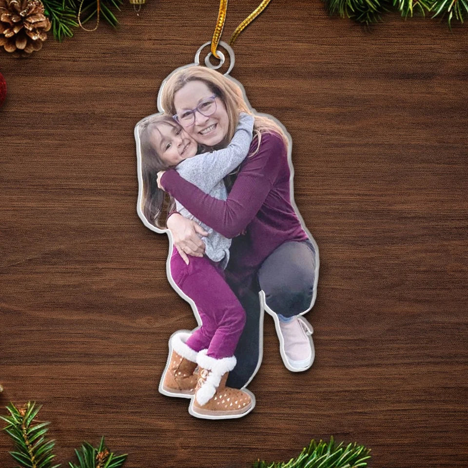 Custom Photo A Grandmother's Love Is Forever And Always - Family Personalized Custom Ornament - Acrylic Custom Shaped - Christmas Gift For Grandma - Image 5