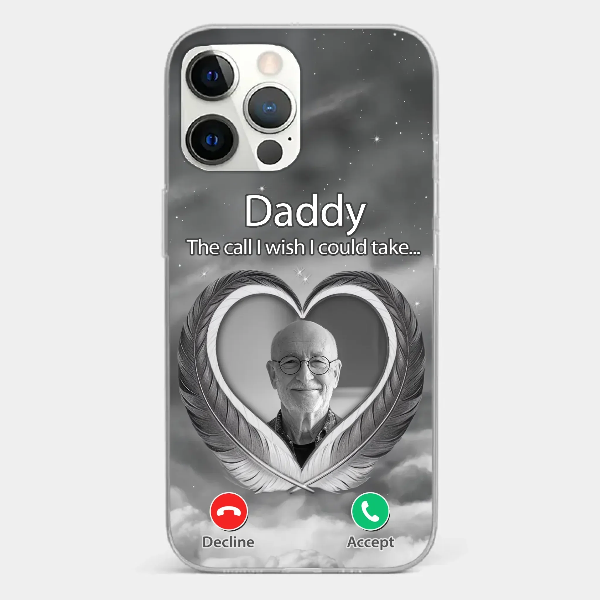Custom Photo A Little Something To Make You Feel Connected - Memorial Personalized Custom Clear Phone Case - Sympathy Gift For Family Members - Image 12
