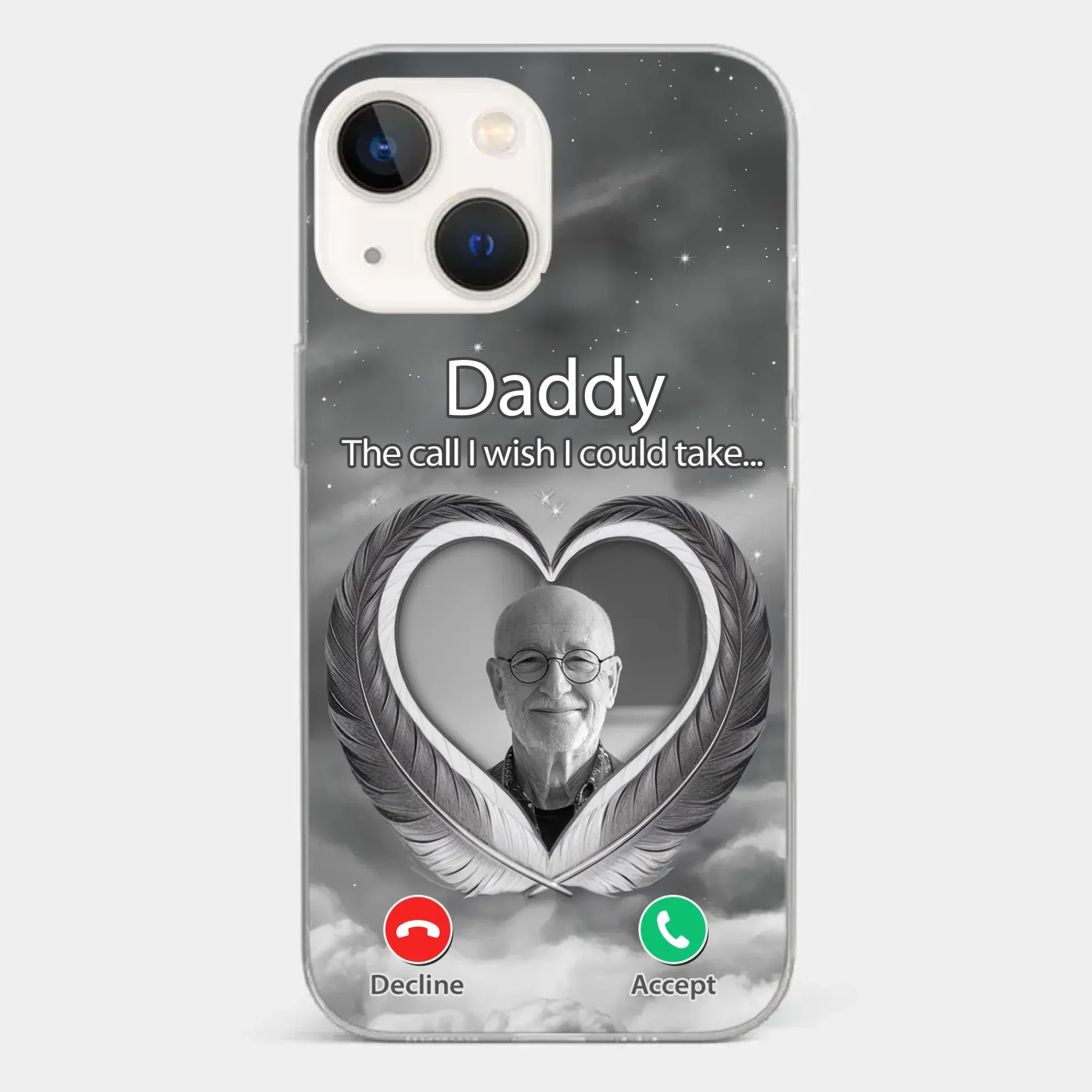 Custom Photo A Little Something To Make You Feel Connected - Memorial Personalized Custom Clear Phone Case - Sympathy Gift For Family Members - Image 13