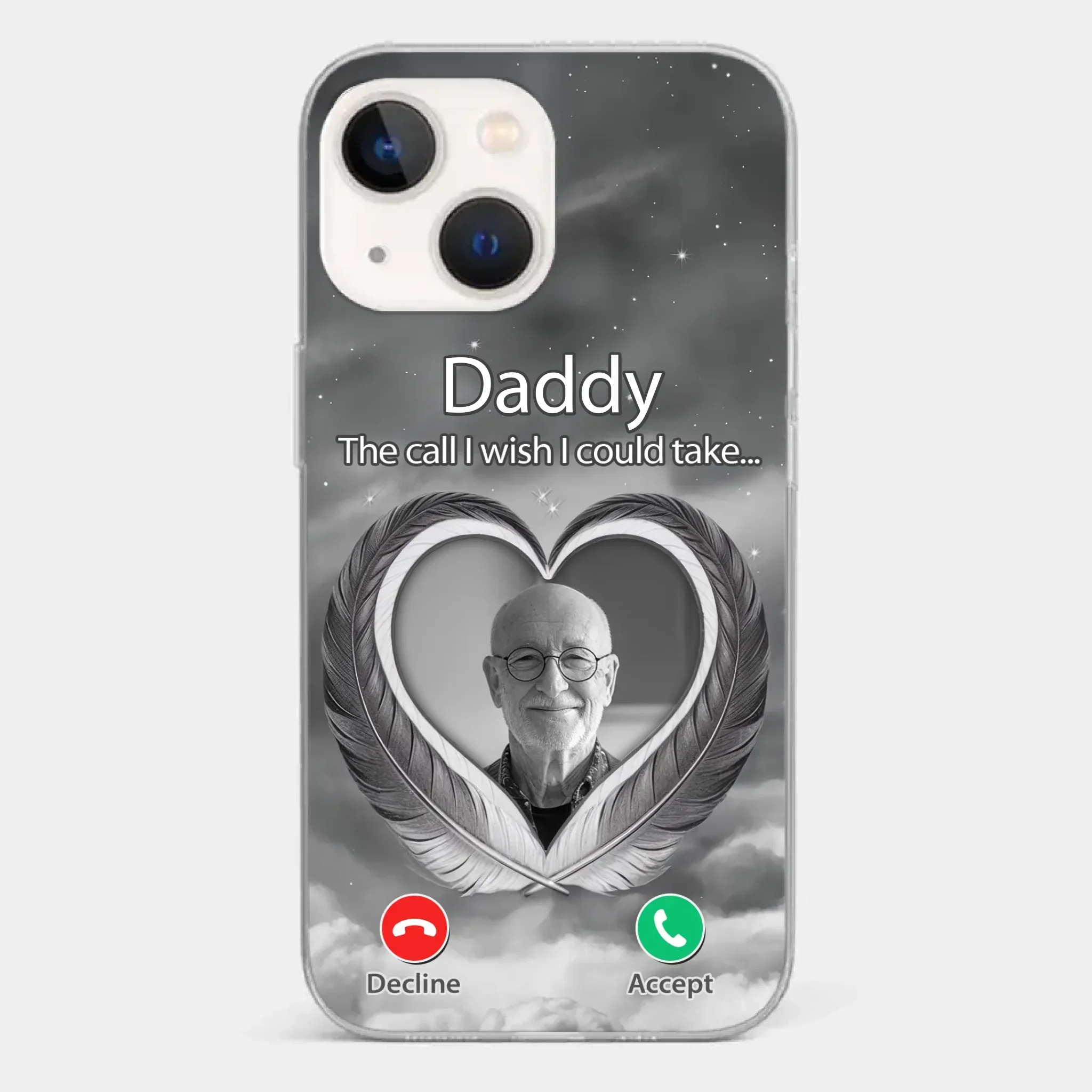 Custom Photo A Little Something To Make You Feel Connected - Memorial Personalized Custom Clear Phone Case - Sympathy Gift For Family Members - Image 18