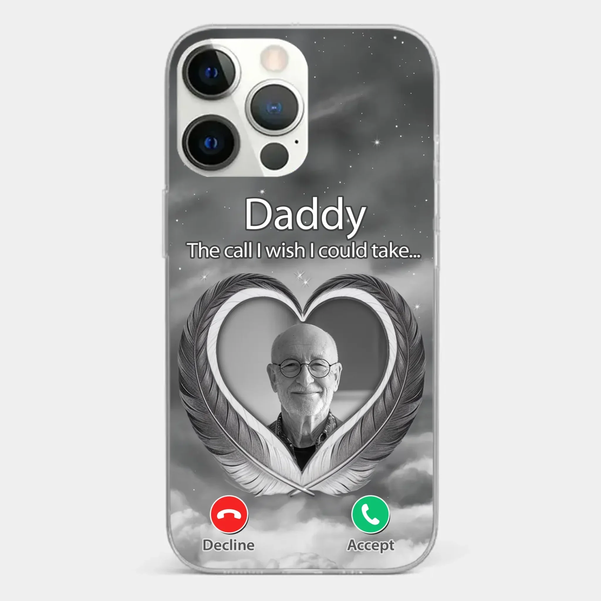Custom Photo A Little Something To Make You Feel Connected - Memorial Personalized Custom Clear Phone Case - Sympathy Gift For Family Members - Image 19