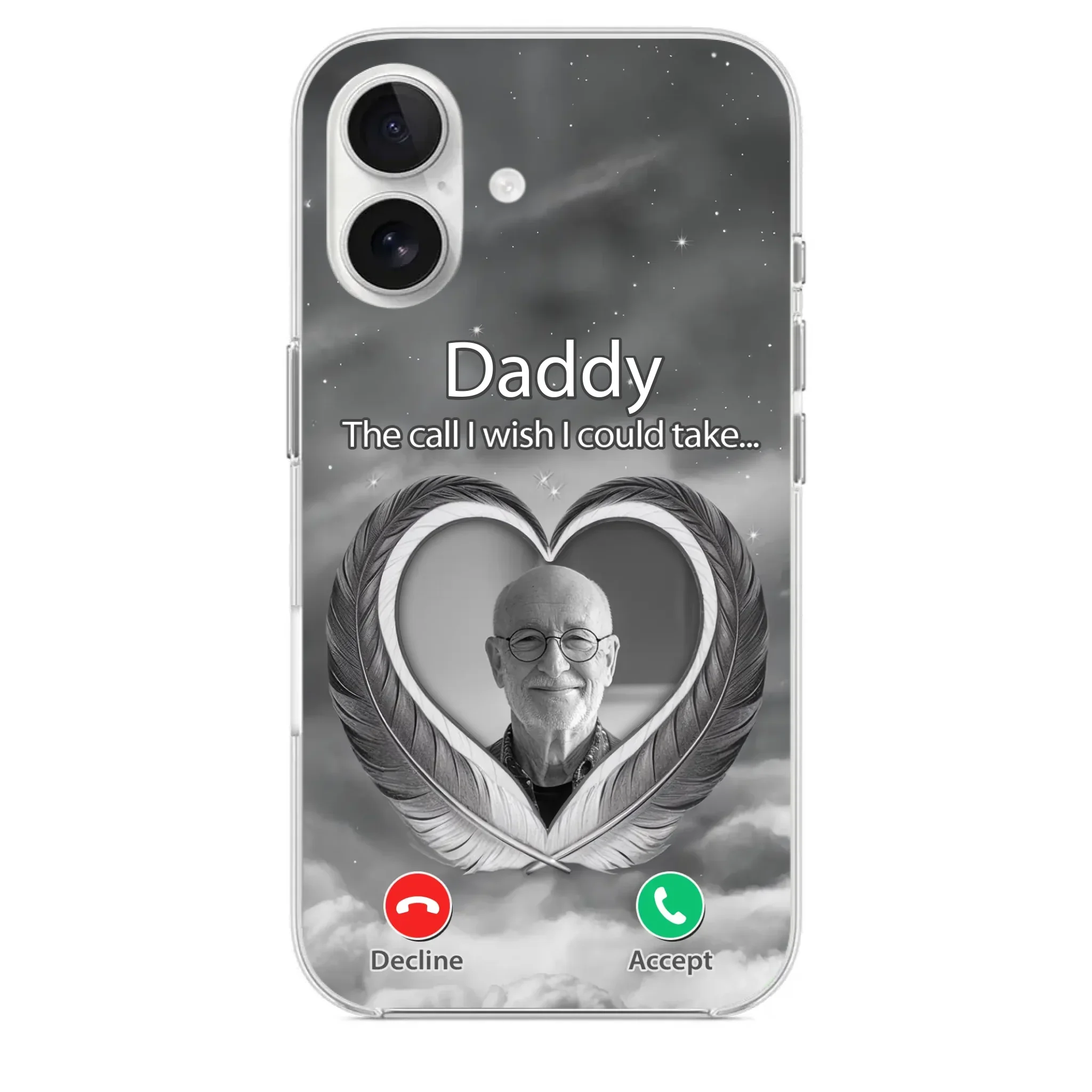 Custom Photo A Little Something To Make You Feel Connected - Memorial Personalized Custom Clear Phone Case - Sympathy Gift For Family Members - Image 28