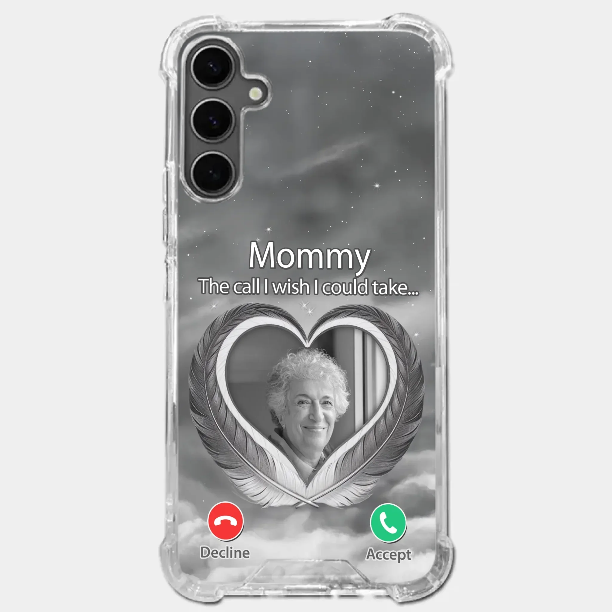 Custom Photo A Little Something To Make You Feel Connected - Memorial Personalized Custom Clear Phone Case - Sympathy Gift For Family Members - Image 35