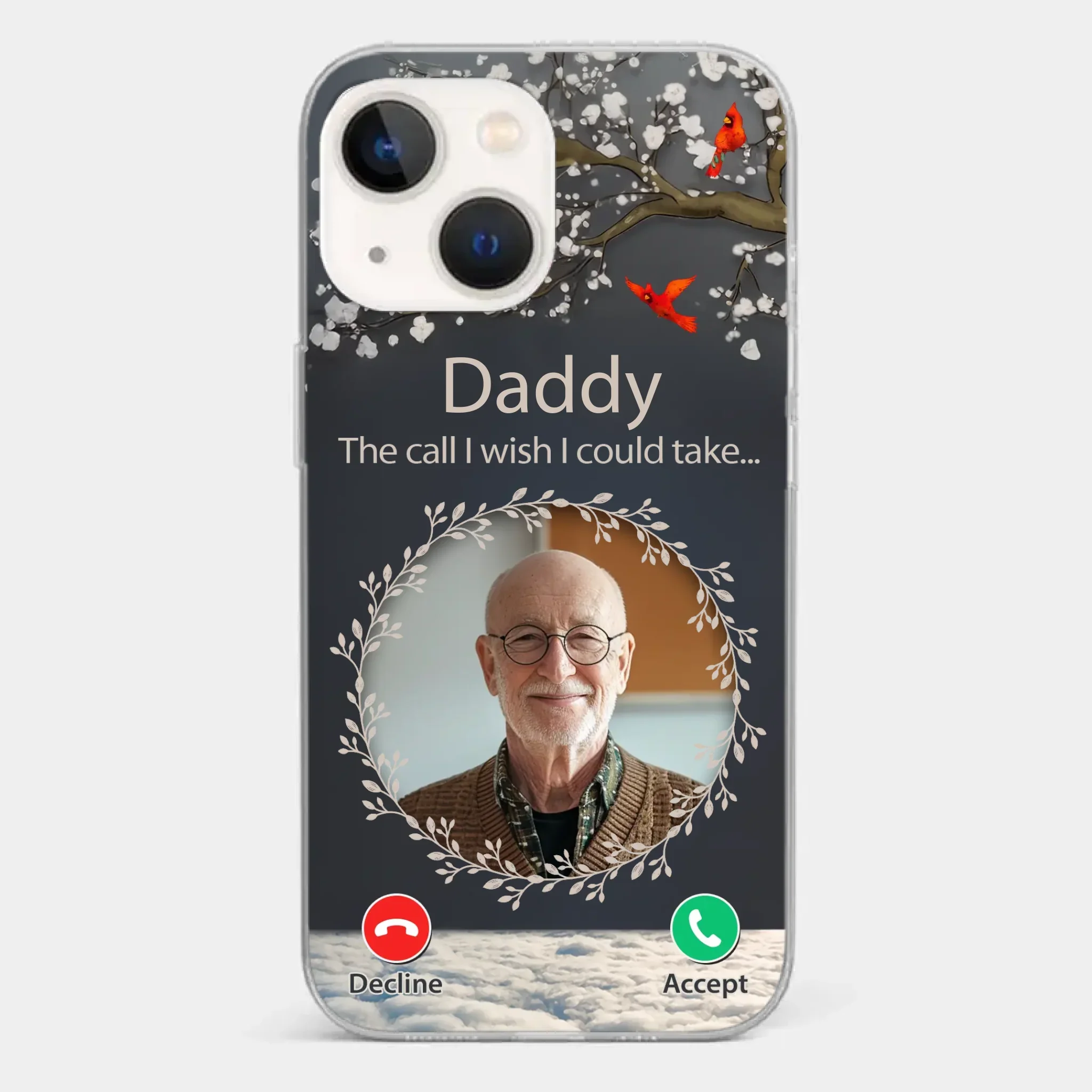 Custom Photo A Personalized Gesture That Brings Comfort And Peace - Memorial Personalized Custom Clear Phone Case - Sympathy Gift For Family Members - Image 18