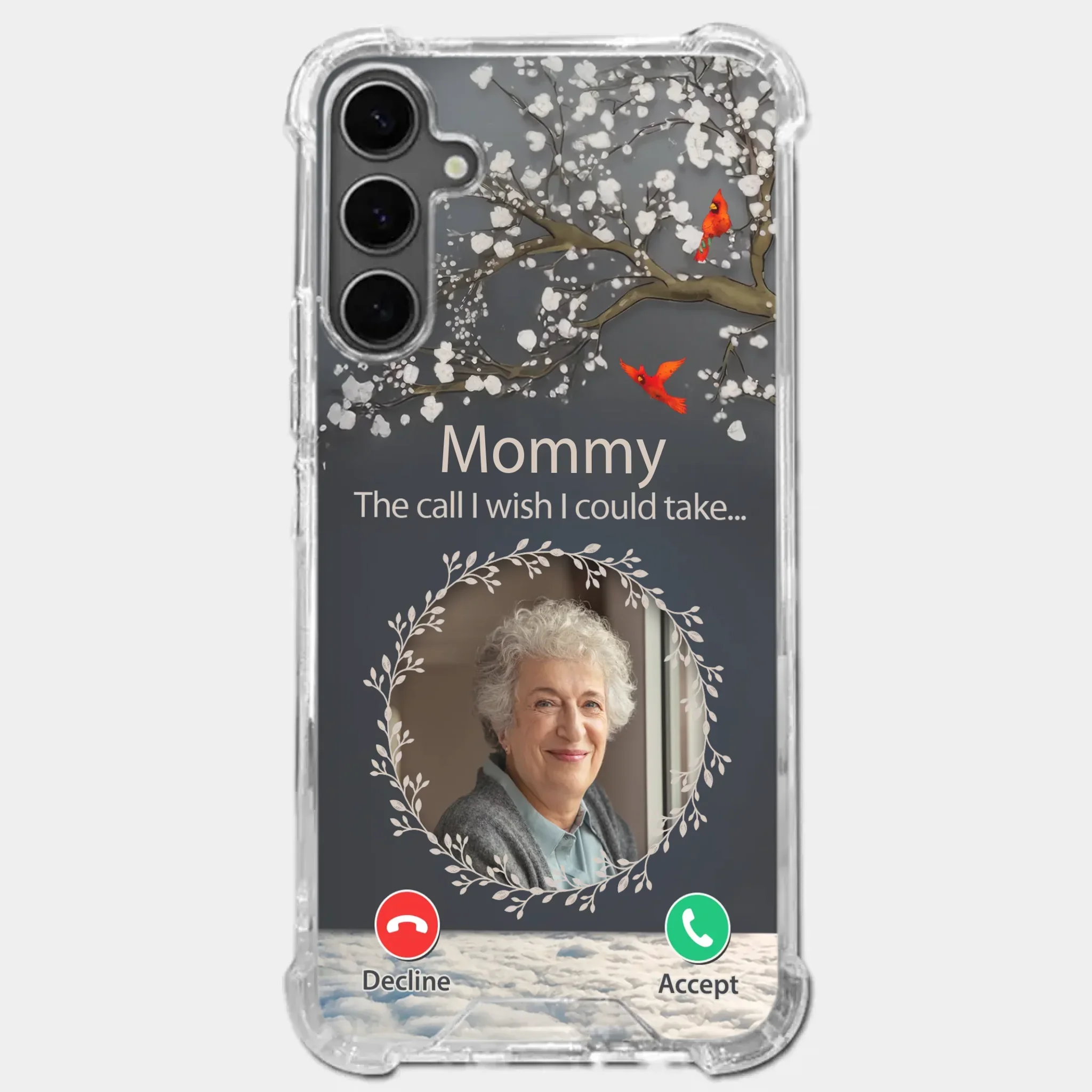 Custom Photo A Personalized Gesture That Brings Comfort And Peace - Memorial Personalized Custom Clear Phone Case - Sympathy Gift For Family Members - Image 35