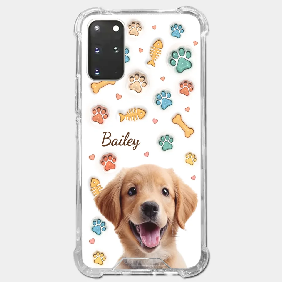 Custom Photo A Pet’s Love Is The Best Kind Of Love - Dog & Cat Personalized Custom 3D Inflated Effect Printed Clear Phone Case - Gift For Pet Owners, Pet Lovers - Image 39
