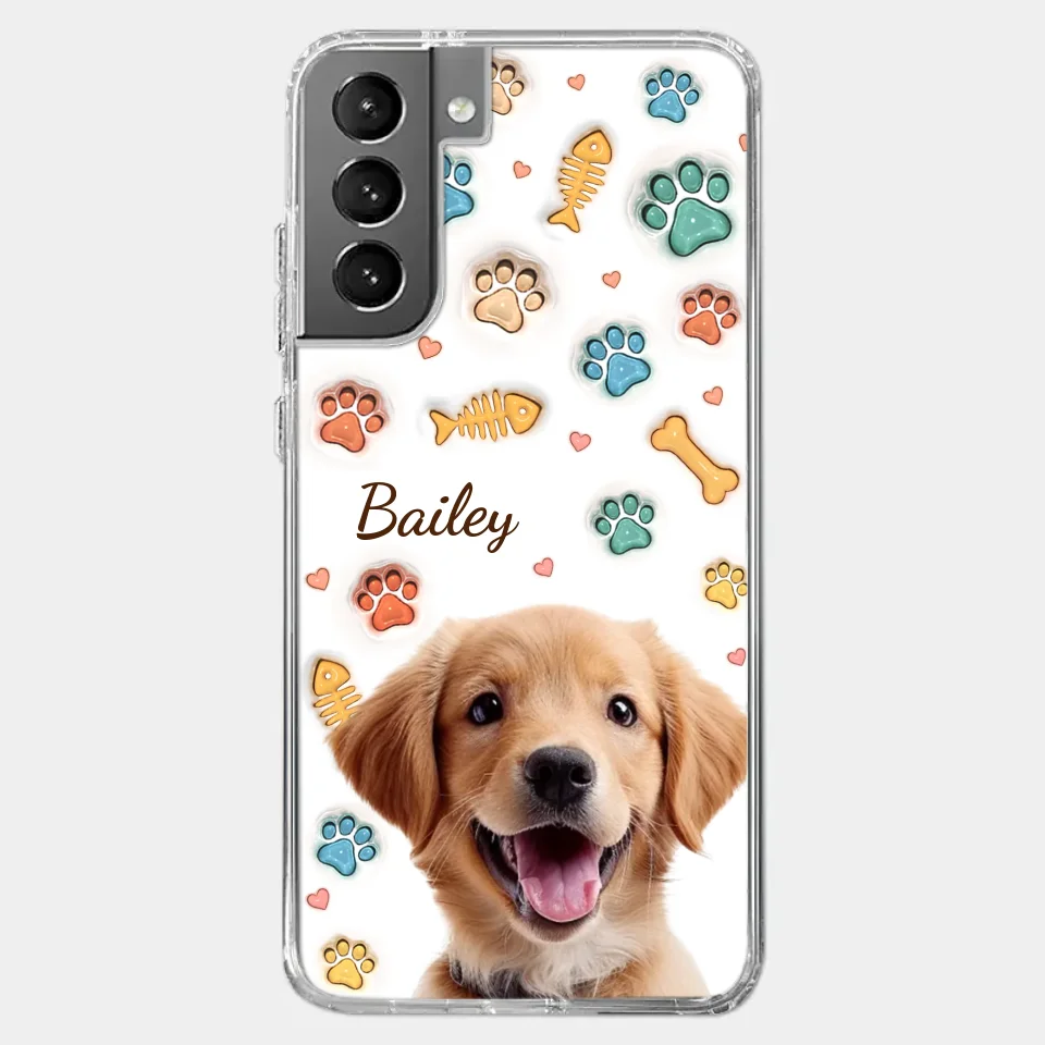 Custom Photo A Pet’s Love Is The Best Kind Of Love - Dog & Cat Personalized Custom 3D Inflated Effect Printed Clear Phone Case - Gift For Pet Owners, Pet Lovers - Image 40