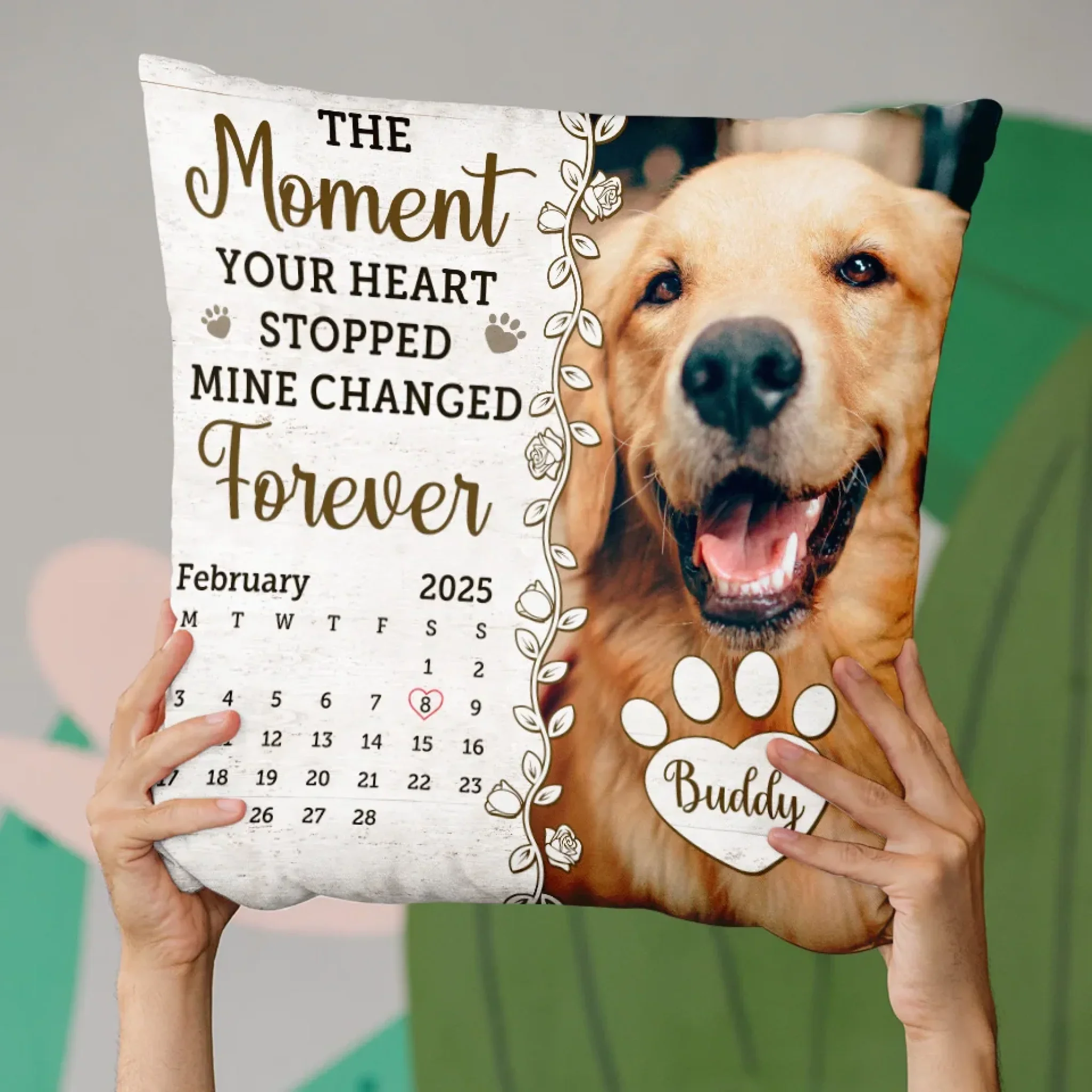 Custom Photo A Thoughtful Gift To Celebrate The Life Of A Furry Friend - Memorial Personalized Custom Pillow - Sympathy Gift For Pet Owners, Pet Lovers - Image 4