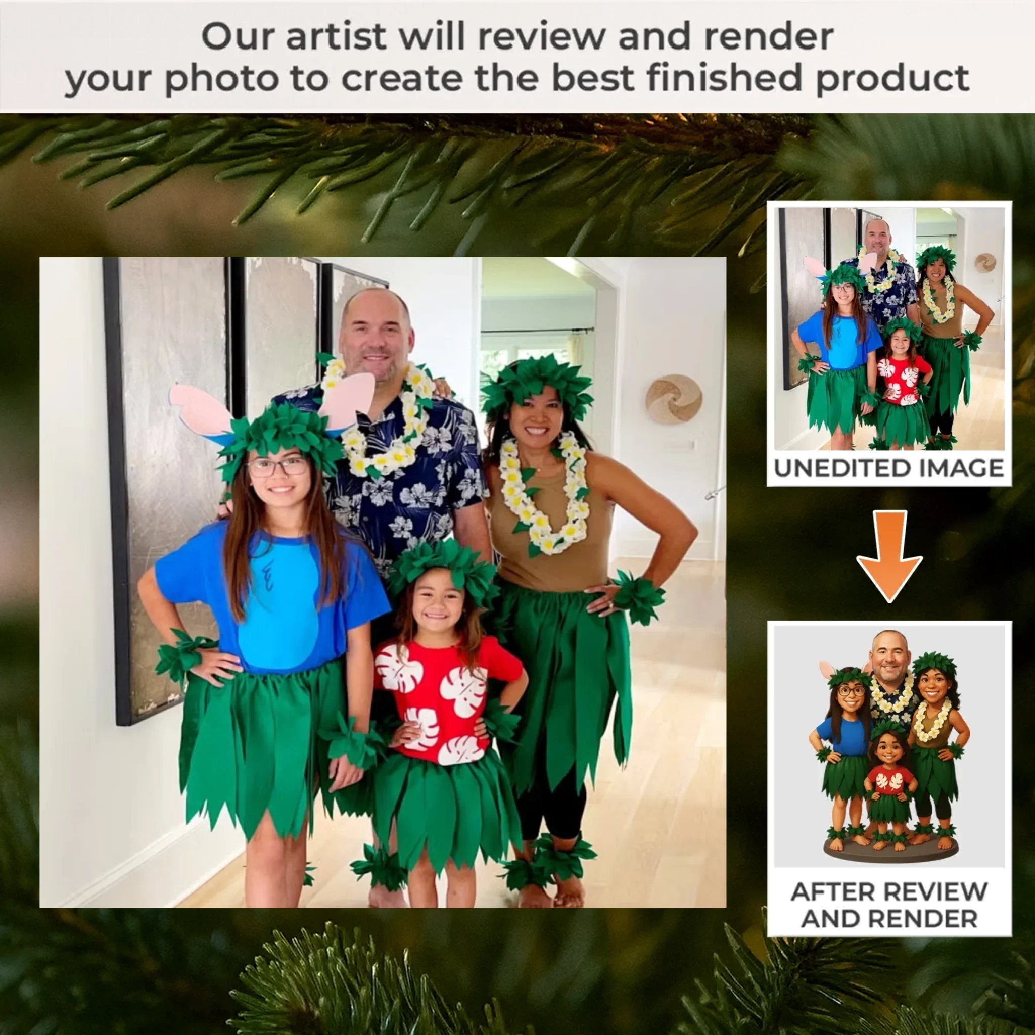 Custom Photo Acrylic Ornament - Personalized Christmas Birthday Gifts For Best Friends, Family, Coworker, Work Bestie, Husband And Wife, Dog Cat Lovers - Made Of Moments - Image 2