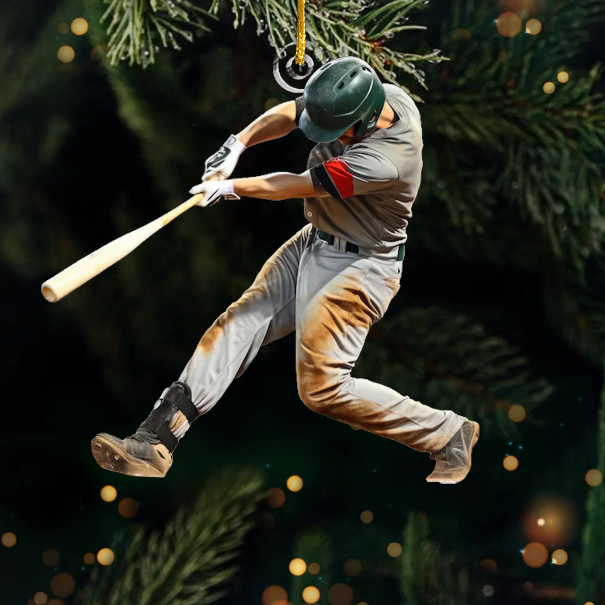 Custom Photo Baseball Acrylic Ornament - Personalized Christmas Birthday Gifts For Besties, Sisters, BFF, Family, Yourself - Chasing Joy One Game At A Time - Image 2