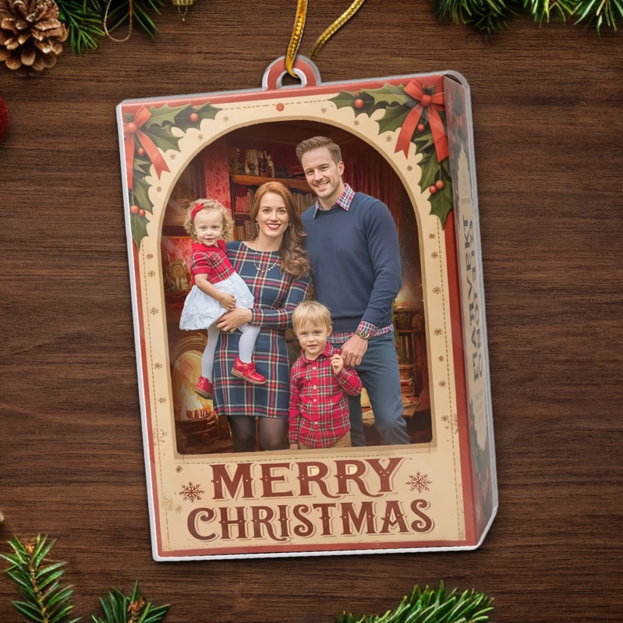 Custom Photo Acrylic Ornament - Personalized Christmas Birthday Gifts For Mom, Dad, Brother, Sister, Kids - Family Moments, Collector’s Edition - Image 5