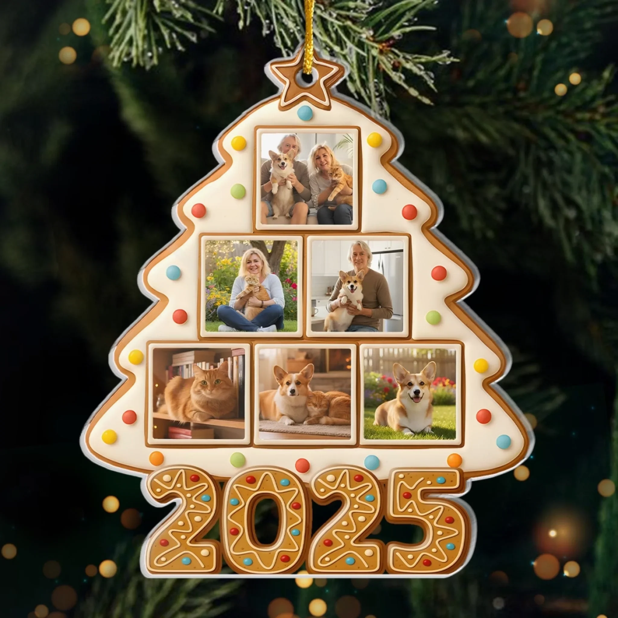 Custom Photo Acrylic Ornament - Personalized Christmas Birthday Gifts For Mom, Dad, Brother, Sister, Kids - Memories Baked Into Every Smile - Image 2
