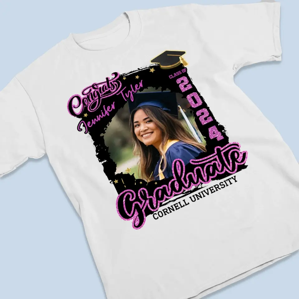 Custom Photo Be Bold, Be Courageous, Be Your Best  - Family Personalized Custom Unisex T-shirt, Hoodie, Sweatshirt - Graduation Gift For Family Members, Siblings, Brothers, Sisters - Image 3
