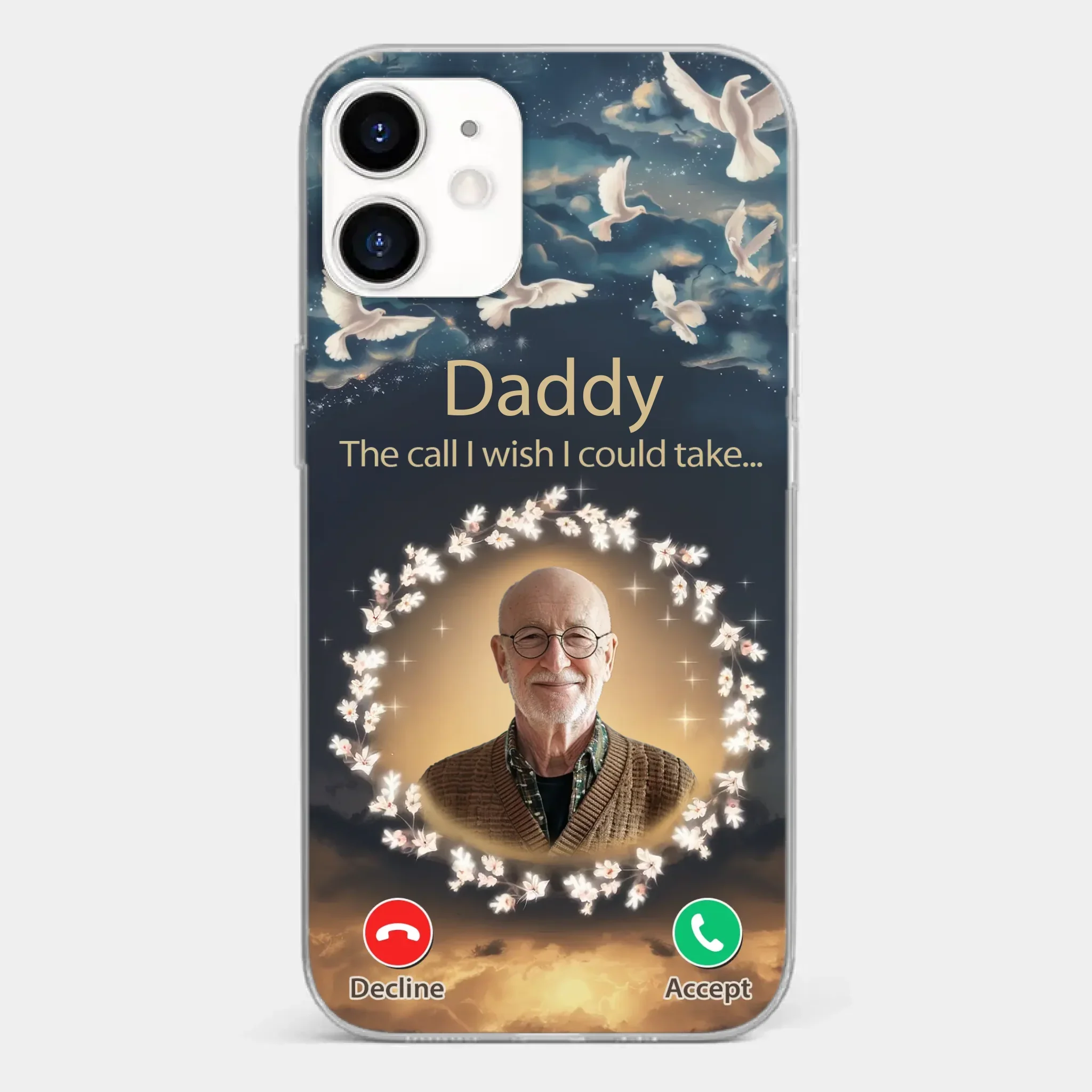 Custom Photo Because Every Memory Deserves A Special Place - Memorial Personalized Custom Clear Phone Case - Sympathy Gift For Family Members - Image 9
