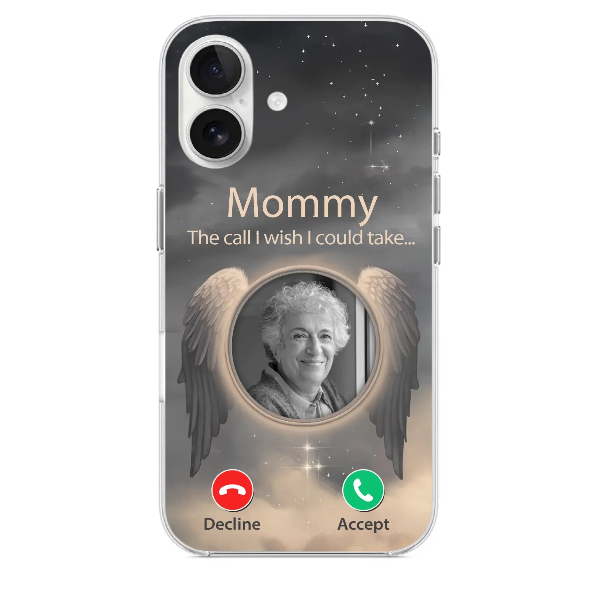 Custom Photo Because Their Love Continues To Guide You - Memorial Personalized Custom Clear Phone Case - Sympathy Gift For Family Members - Image 28
