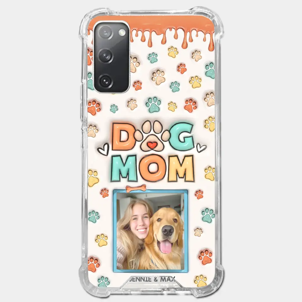 Custom Photo Best Dog Mom Ever - Dog & Cat Personalized Custom 3D Inflated Effect Printed Clear Phone Case - Gift For Pet Owners, Pet Lovers - Image 37
