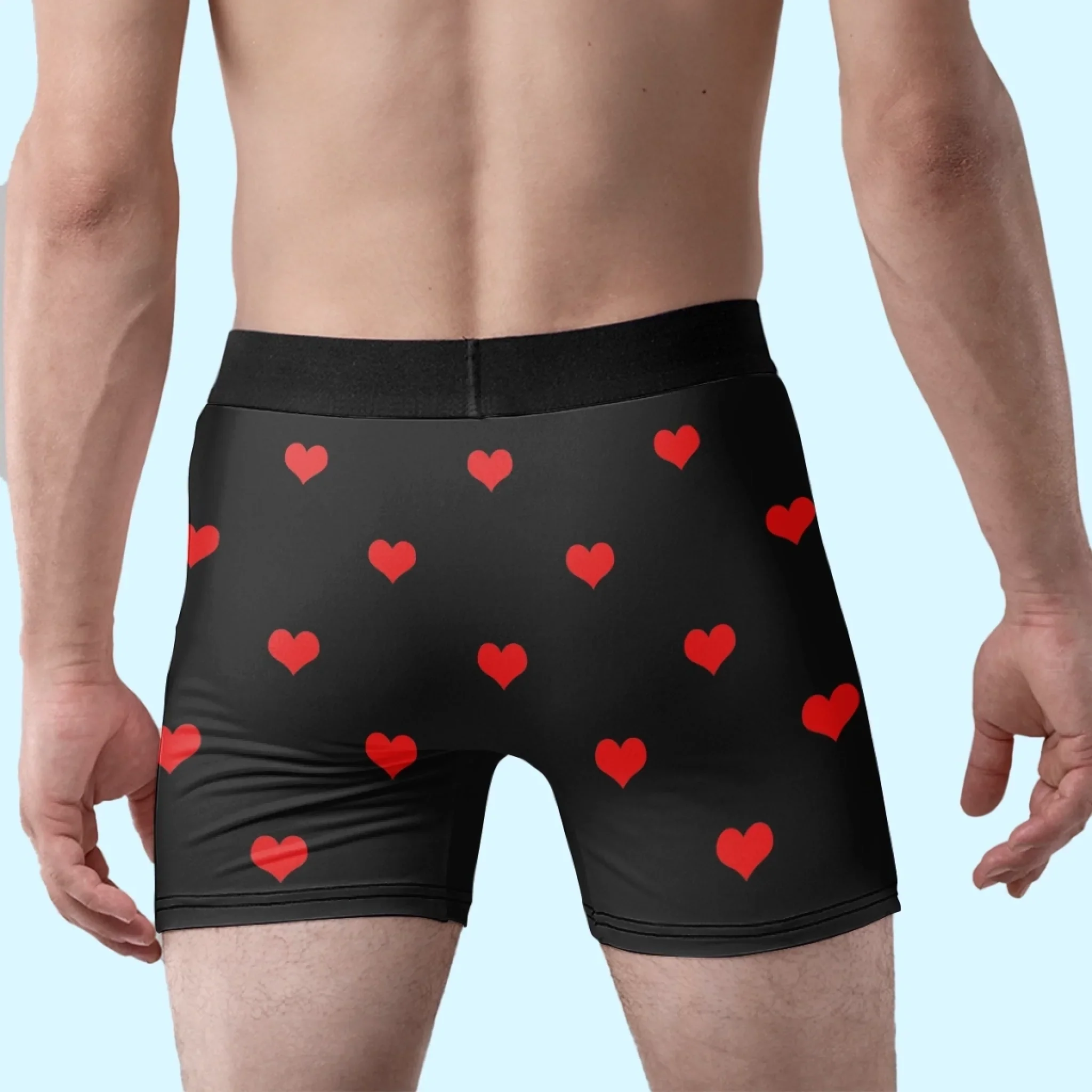 Custom Photo Boxer Briefs, Men's Boxers - Personalized Anniversary Wedding Gifts For Husband And Wife, Him And Her - Life Is Better Together - Image 4