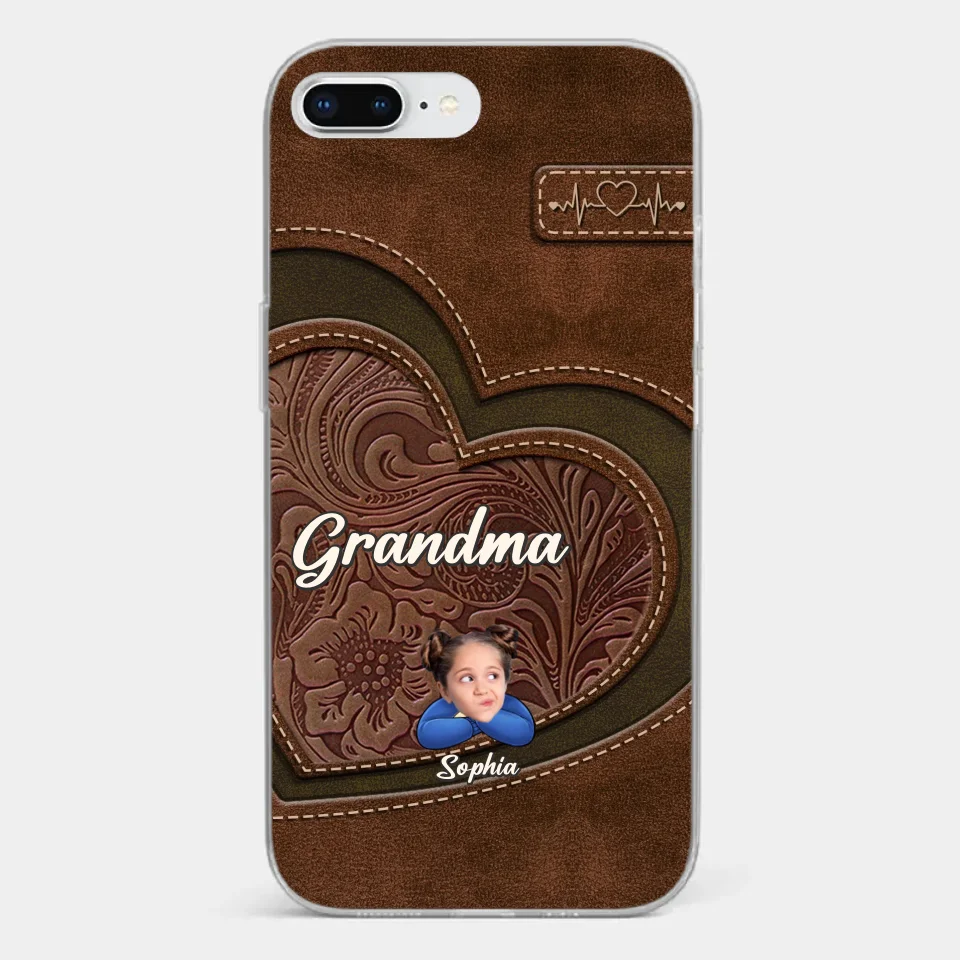 Custom Photo Call Me Grandma - Family Personalized Custom Clear Phone Case - Gift For Mom, Grandma - Image 5