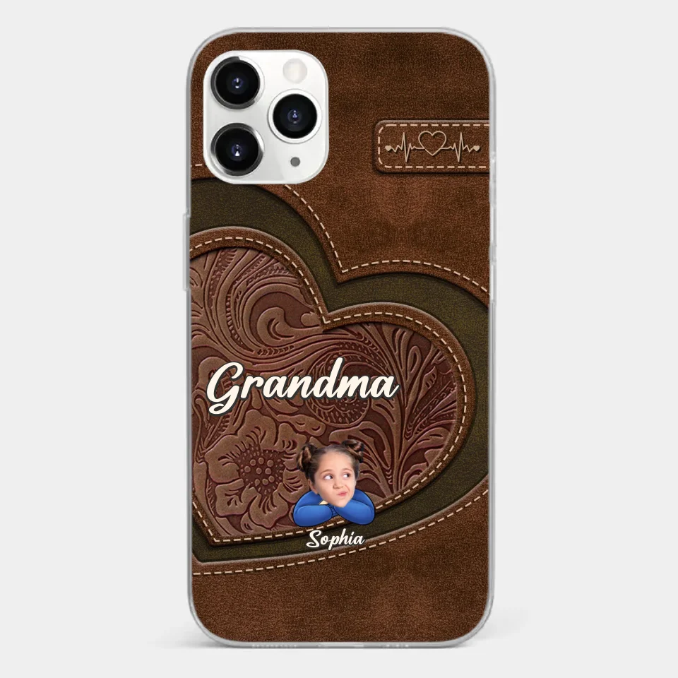 Custom Photo Call Me Grandma - Family Personalized Custom Clear Phone Case - Gift For Mom, Grandma - Image 7