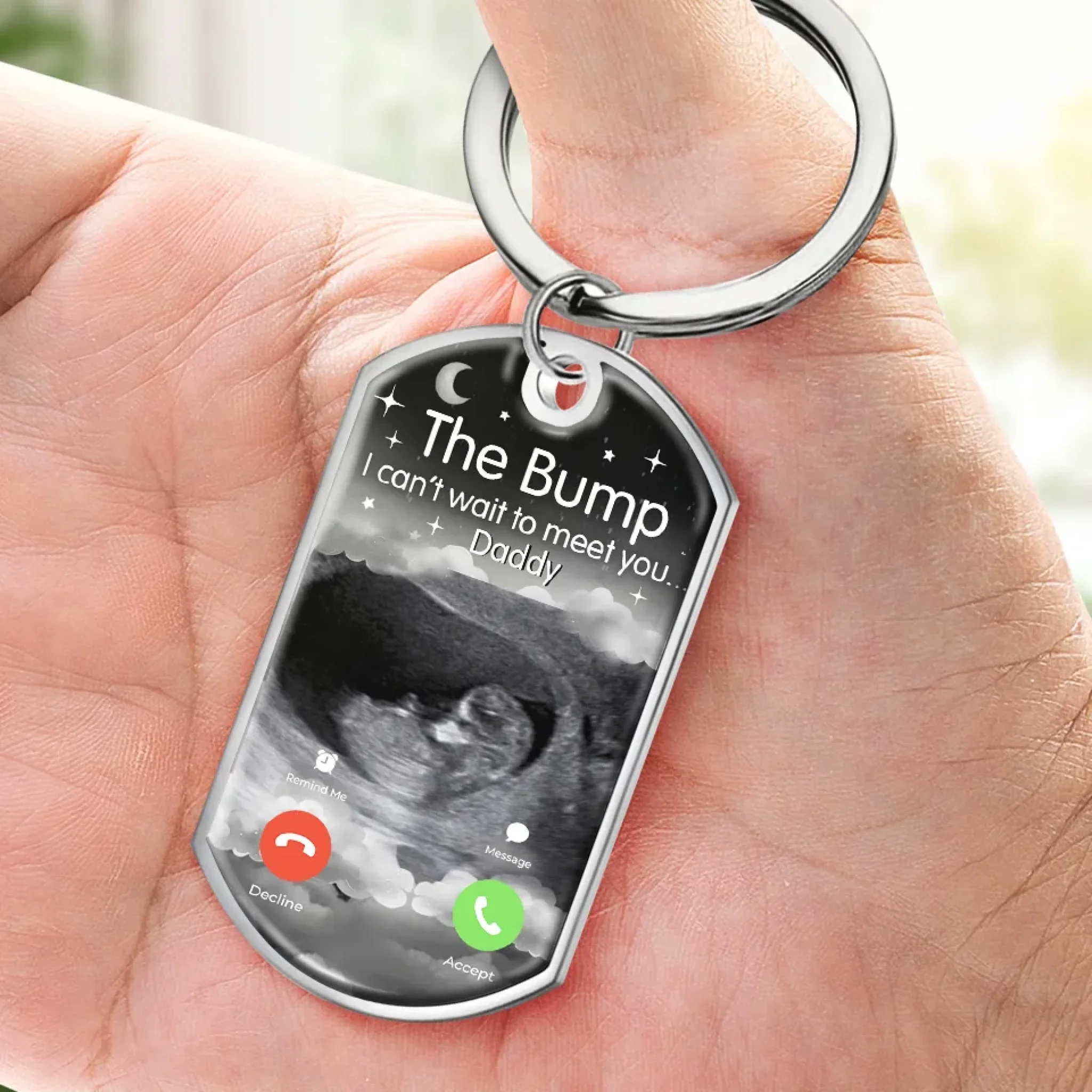 Custom Photo Capture The Sweetest Moments For New Moms - Family Personalized Custom Keychain - Mother's Day, Baby Shower Gift - Image 3