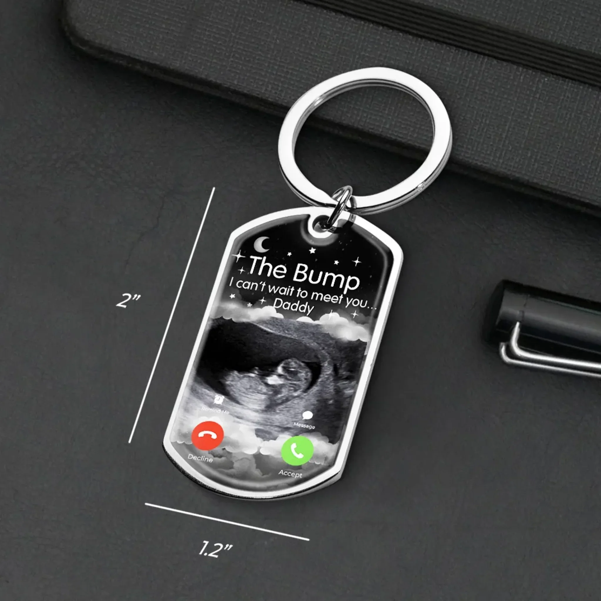 Custom Photo Capture The Sweetest Moments For New Moms - Family Personalized Custom Keychain - Mother's Day, Baby Shower Gift - Image 5