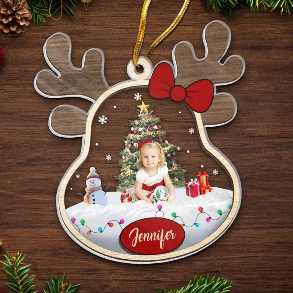 Custom Photo Christmas Is A Time To Reflect On Family Bonds - Family Personalized Custom Ornament - Acrylic Custom Shaped - Christmas Gift For Family Members - Image 5