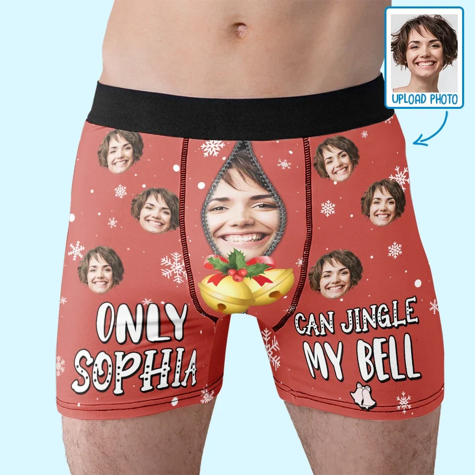 Custom Photo Comfort Is Key But So Is A Good Laugh - Funny Personalized Custom Boxer Briefs, Men's Boxers - Christmas Gift For Boyfriend, Husband, Anniversary - Image 3