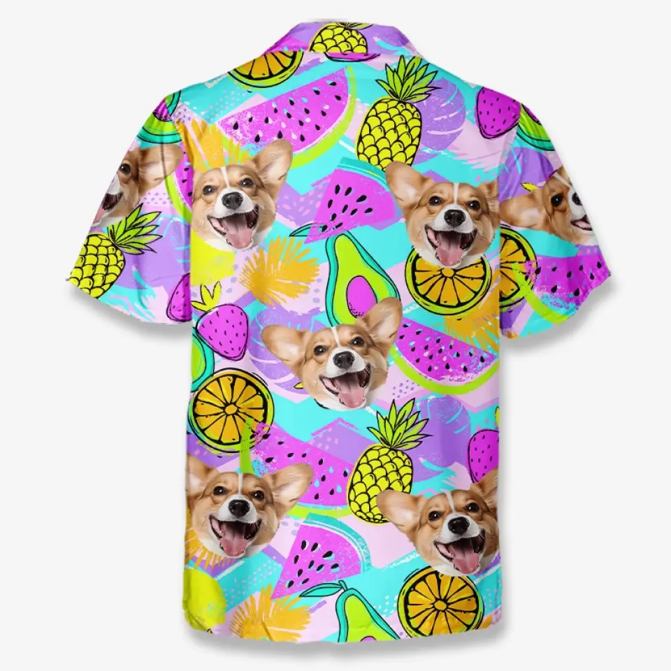 Custom Photo Cool Pets For Hot Days - Dog & Cat Personalized Custom Unisex Tropical Hawaiian Aloha Shirt - Summer Vacation Gift, Gift For Pet Owners, Pet Lovers - Image 6
