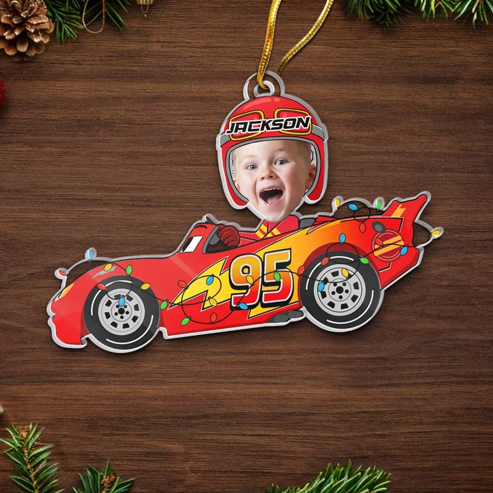 Custom Photo Driving Home For Christmas - Family Personalized Custom Ornament - Acrylic Custom Shaped - Christmas Gift For Kids - Image 5