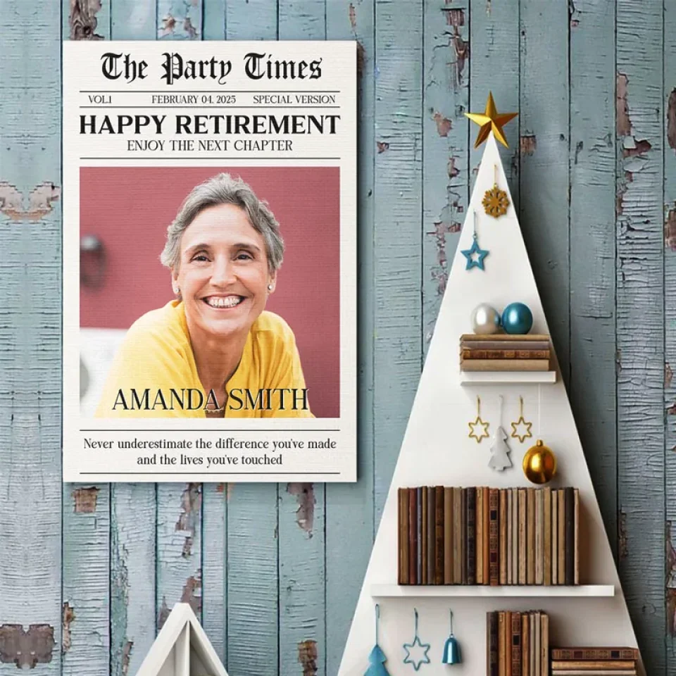Custom Photo Enjoy The Next Chapter In Life - Personalized Custom Vertical Poster - Appreciation, Retirement Gift For Coworkers, Work Friends, Colleagues, Family Members - Image 4