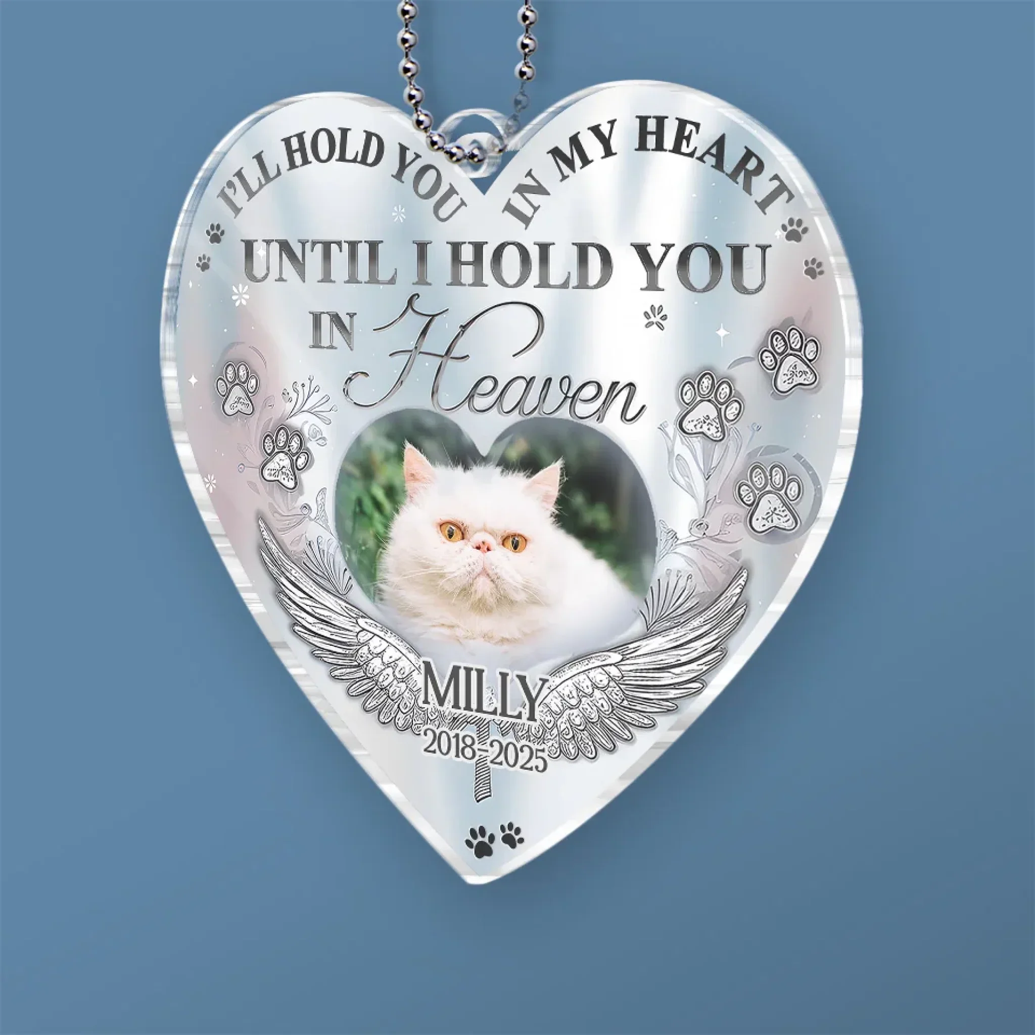 Custom Photo Every Wag Of Your Tail Was A Gift - Memorial Personalized Custom Car Ornament - Acrylic Custom Shaped - Sympathy Gift For Pet Owners, Pet Lovers - Image 3