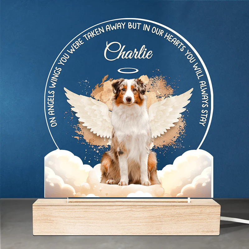 Custom Photo Forever In My Heart - Memorial Personalized Custom Shaped 3D LED Light - Sympathy Gift For Pet Owners, Pet Lovers - Image 2
