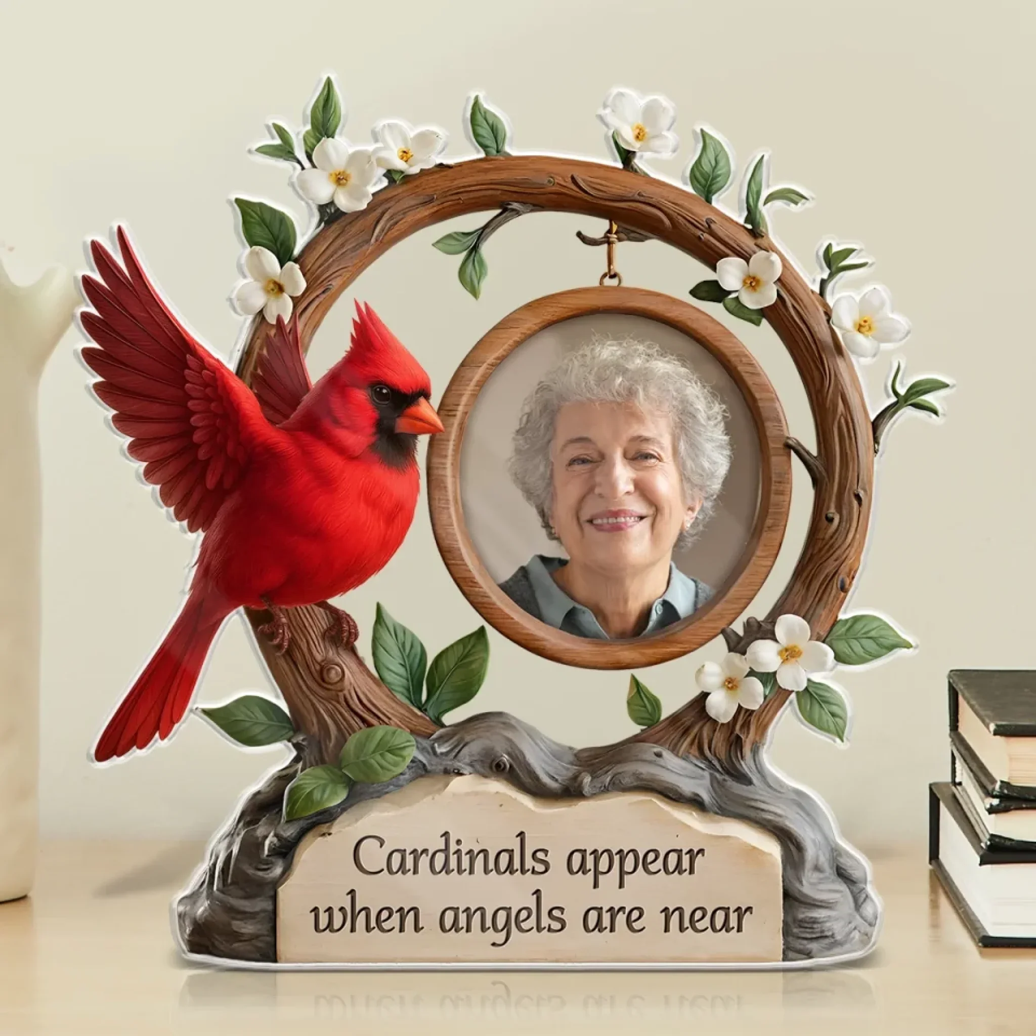 Custom Photo Forever Loved, Never Forgotten - Memorial Personalized Custom Acrylic Plaque Custom Shape - Sympathy Gift For Family Members - Image 3