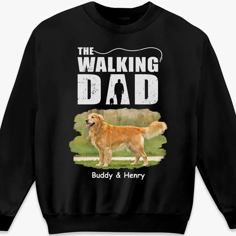 Custom Photo Full Time Dog Dad - Dog Personalized Custom Unisex T-shirt, Hoodie, Sweatshirt - Christmas Gift For Pet Owners, Pet Lovers - Image 4