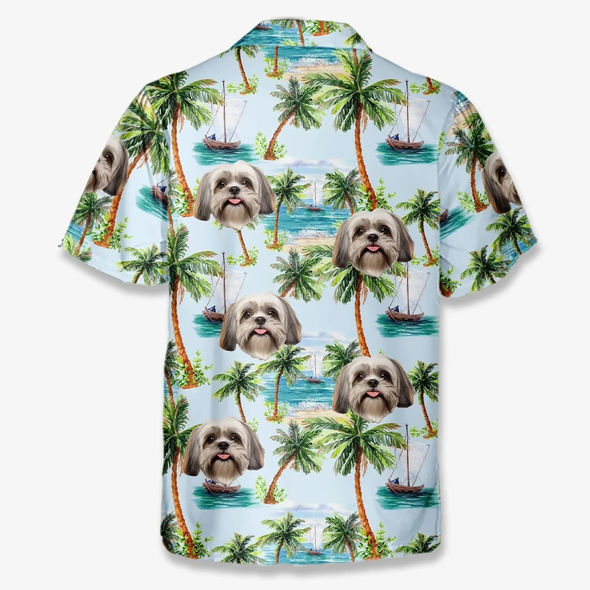 Custom Photo Fur Real On Vacation Mode - Dog & Cat Personalized Custom Unisex Tropical Hawaiian Aloha Shirt - Summer Vacation Gift, Gift For Pet Owners, Pet Lovers - Image 6