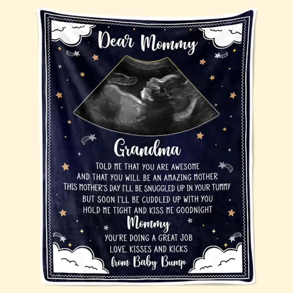 Custom Photo Hold Me Close To You - Family Personalized Custom Blanket - Baby Shower Gift, Gift For First Mom - Image 14