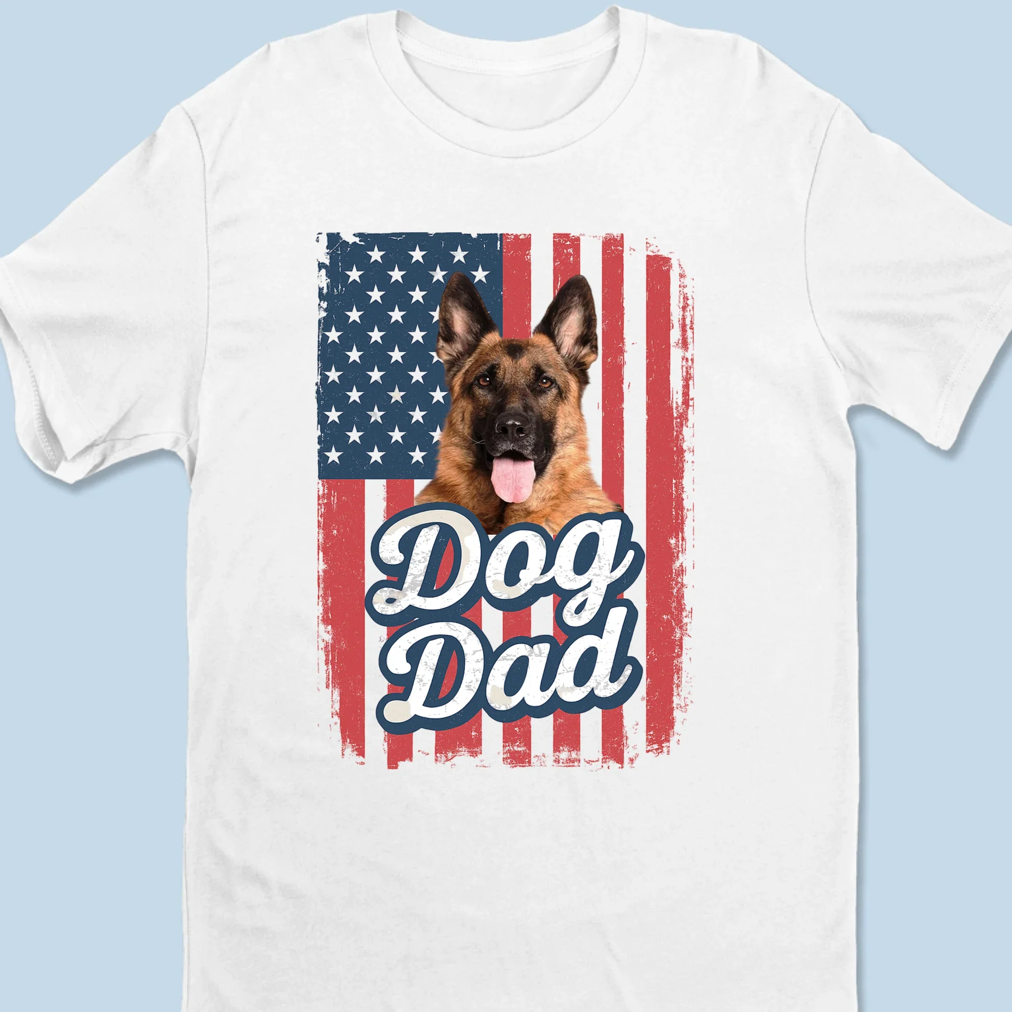 Custom Photo Home Is Wherever My Dog Dad Is - Dog Personalized Custom Unisex T-shirt, Premium T-shirt, Hoodie - Father's Day, Gift For Dad, Pet Owners, Pet Lovers - Image 6
