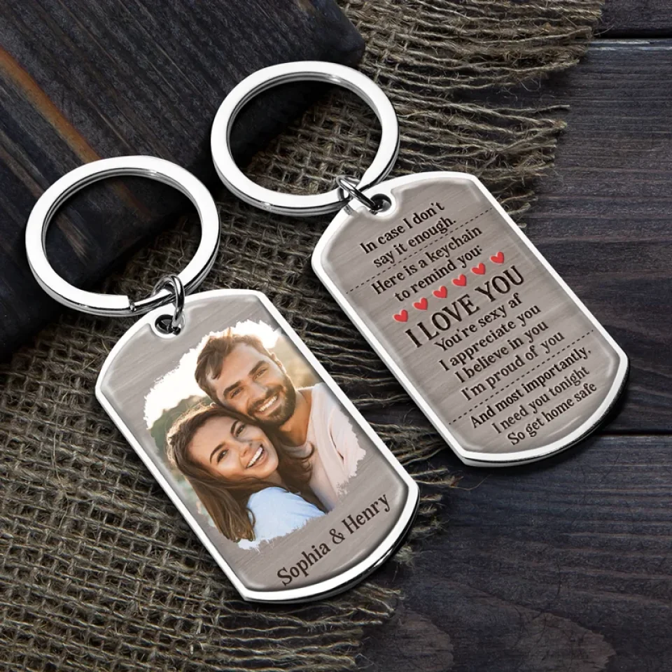 Custom Photo I Believe In You - Couple Personalized Custom Keychain - Christmas Gift For Husband Wife, Anniversary - Image 4