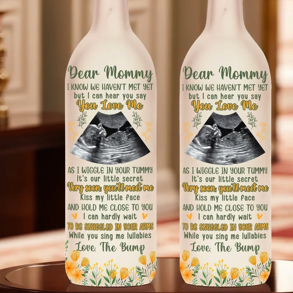 Custom Photo I Can Hear You Say You Love Me - Family Personalized Custom Bottle Lamp - Baby Shower Gift, Gift For First Mom - Image 4