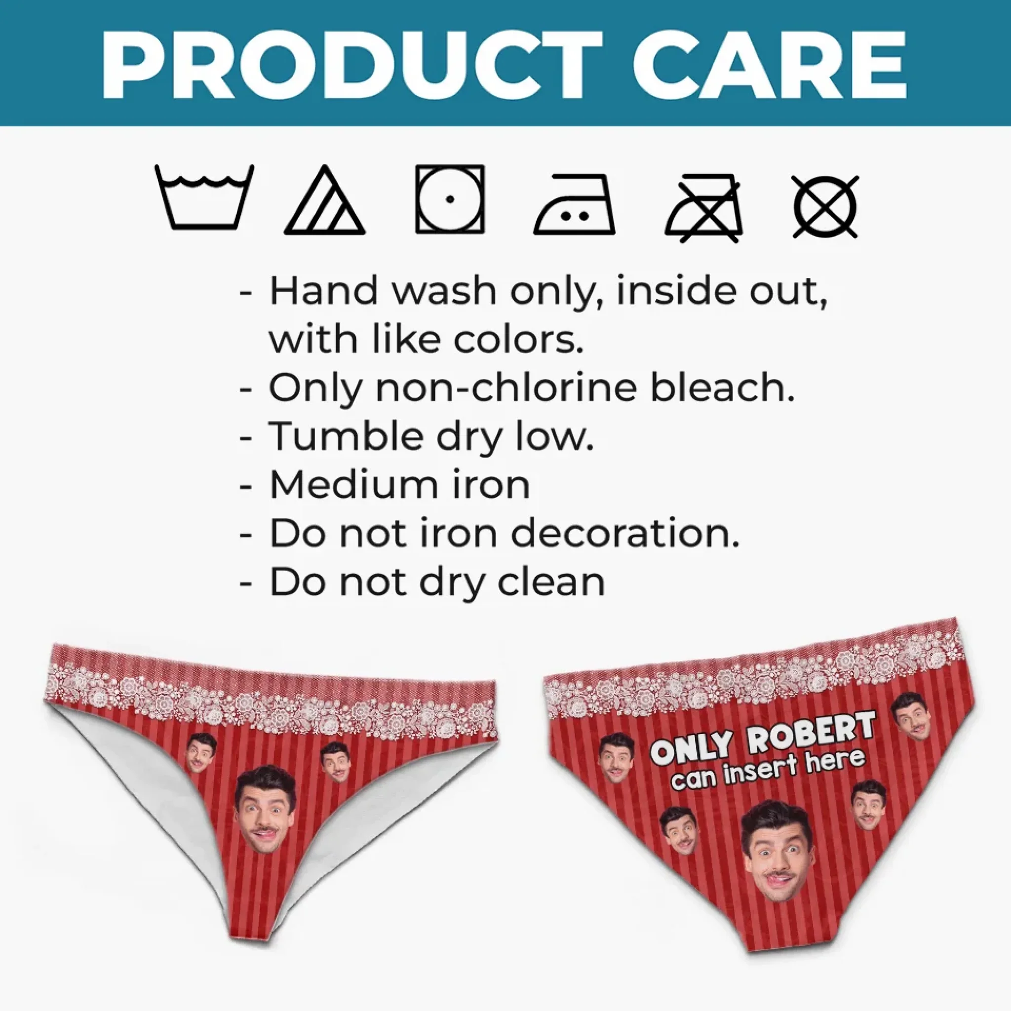 Custom Photo I Claimed It With Love - Couple Personalized Women Briefs - Gift For Husband Wife, Anniversary - Image 5