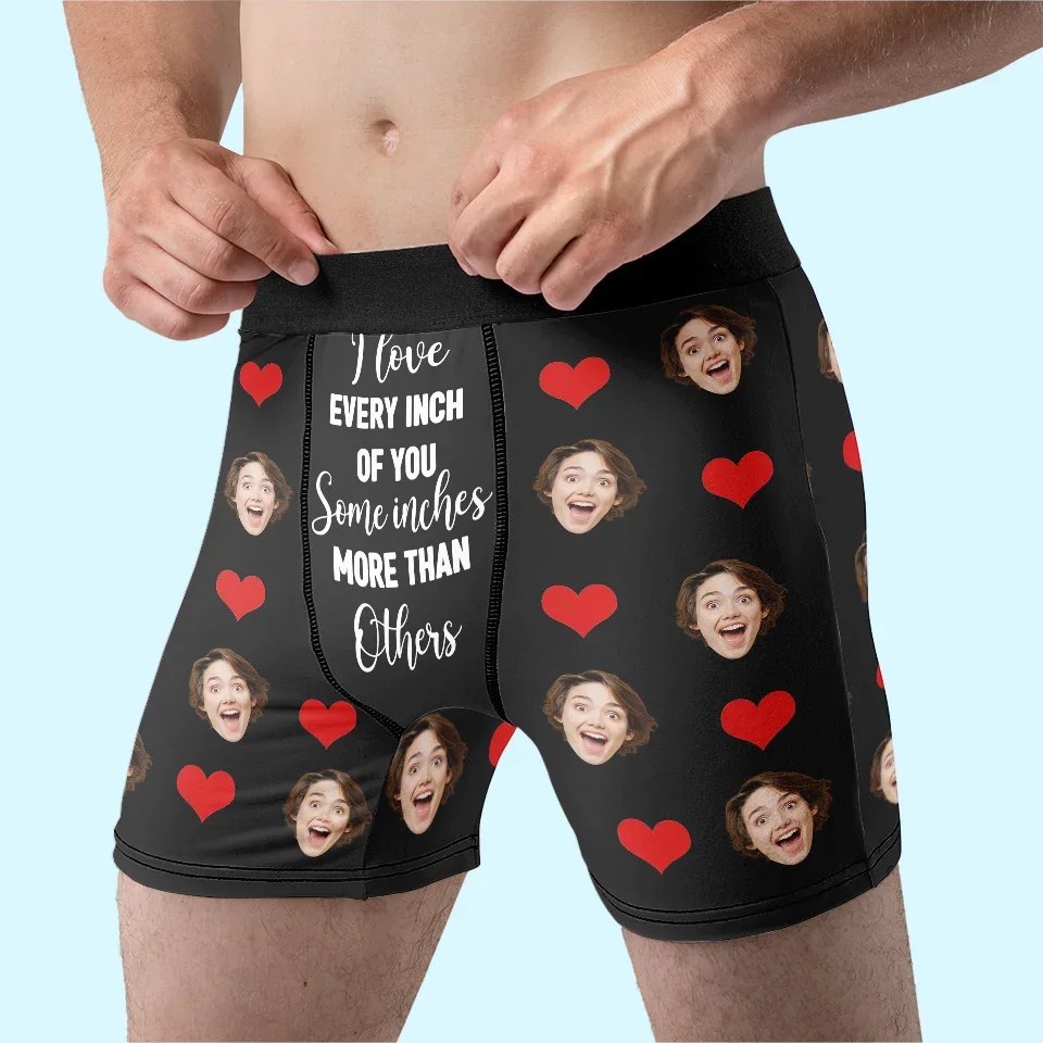 Custom Photo I Love You For Your Personality - Couple Personalized Custom Boxer Briefs, Men's Boxers - Gift For Husband Wife, Anniversary - Image 5