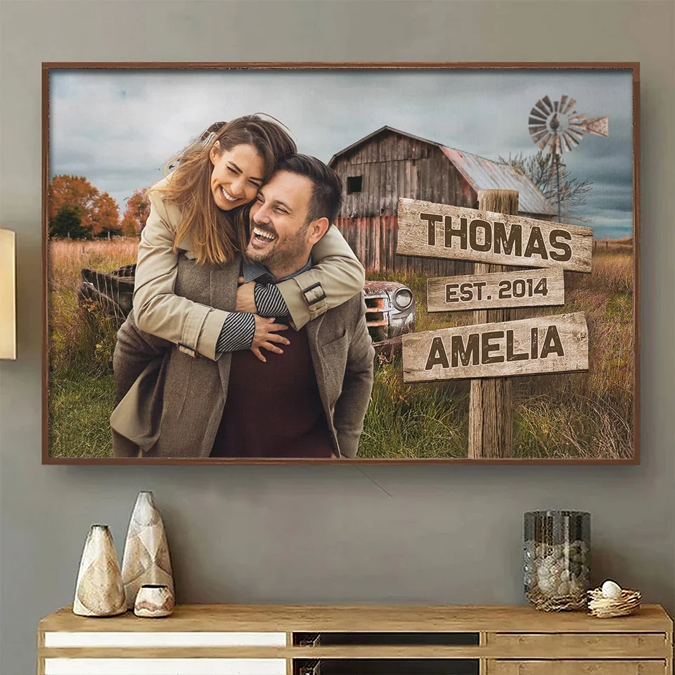 Custom Photo I Still Fall For You Every Day - Couple Personalized Custom Horizontal Poster - Gift For Husband Wife, Anniversary - Image 3