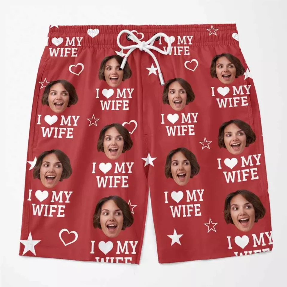 Custom Photo I Still Fall In Love With You Every Day - Funny Personalized Custom Tropical Hawaiian Aloha Couple Beach Shorts - Summer Vacation Gift, Birthday Party Gift For Husband Wife, Anniversary - Image 5