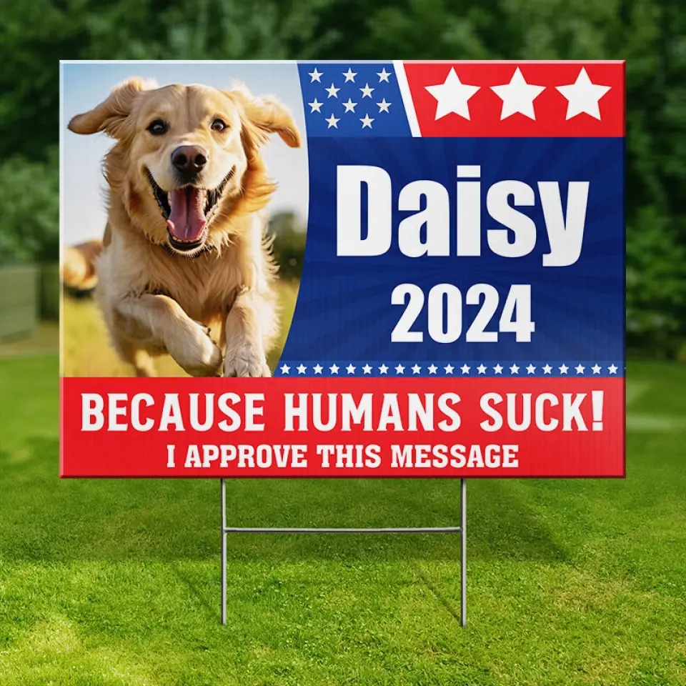Custom Photo It's Pawfect Time To Vote For My Pet - Dog & Cat Personalized Custom Yard Sign - Gift For Pet Owners, Pet Lovers - Image 3