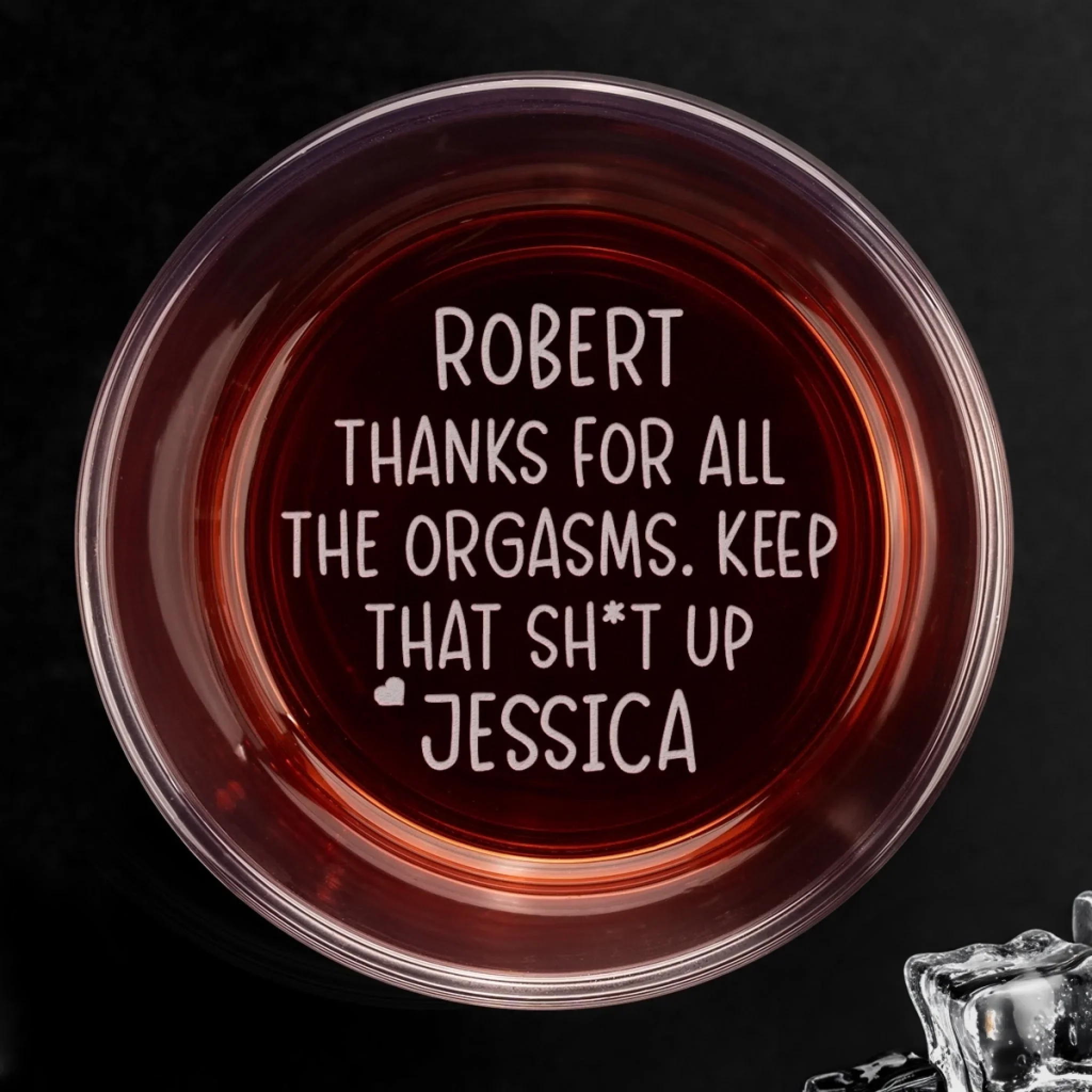 Custom Photo Keep Doing What You Do Best - Couple Personalized Custom Whiskey Glass With Bottom And Side Engraving - Gift For Husband Wife, Anniversary - Image 4