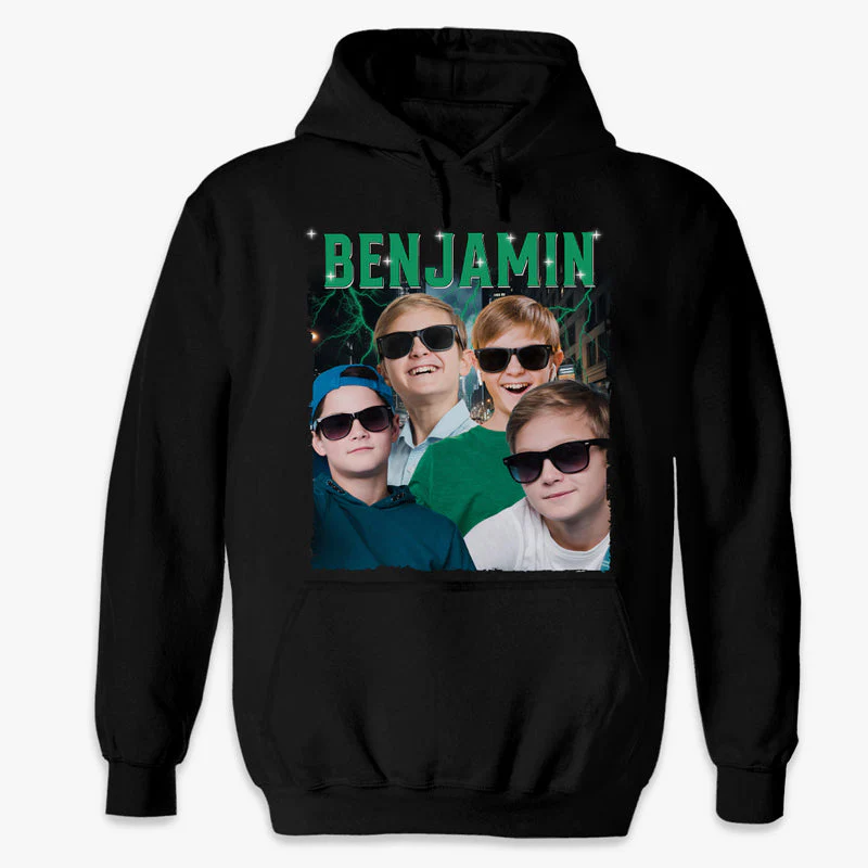Custom Photo Kids Galaxy - Family Personalized Custom Unisex T-shirt, Hoodie, Sweatshirt - Gift For Family Members - Image 5