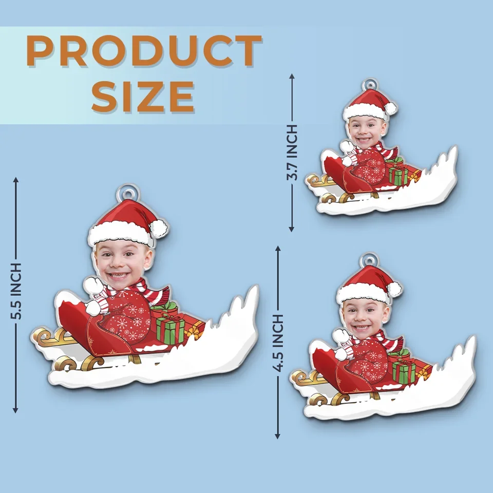 Custom Photo Kids Make The Holiday Season Unforgettable - Family Personalized Custom Ornament - Acrylic Custom Shaped - Christmas Gift For Kids - Image 6