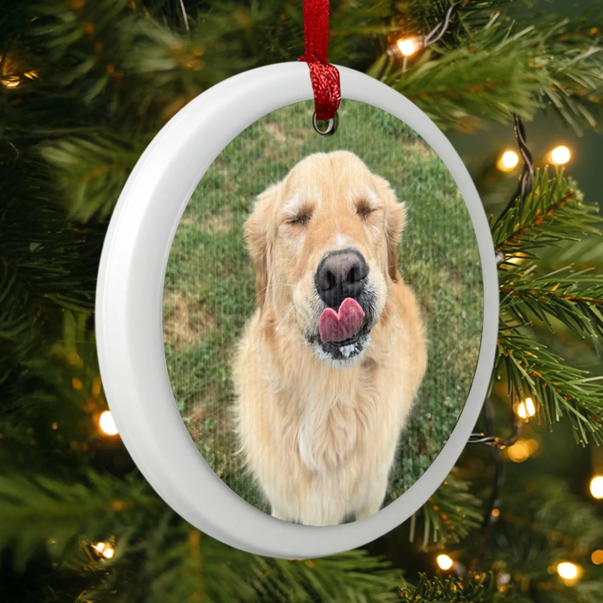 Custom Photo Lenticular Crystal Ornament - Personalized Christmas Birthday Gifts For Dog Cat Lovers, Dog Dad And Mom, Cat Owners - Furry & Festive - Image 6