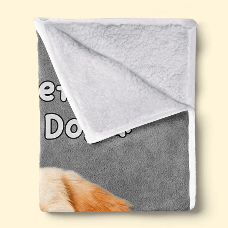 Custom Photo Life Is Better With Dogs & Cats - Dog & Cat Personalized Custom Baby Blanket - Gift For Pet Owners, Pet Lovers - Image 5