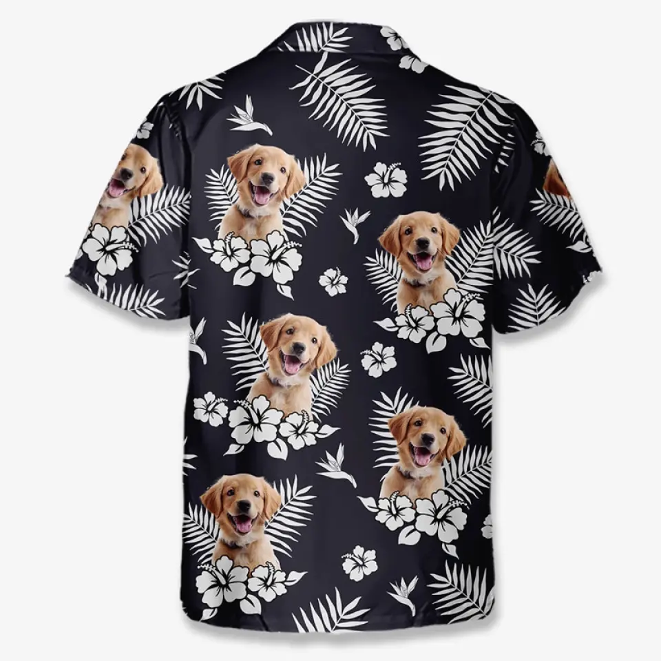 Custom Photo Life Is Short, Take The Beach Trip - Dog & Cat Personalized Custom Unisex Tropical Hawaiian Aloha Shirt - Summer Vacation Gift, Gift For Pet Owners, Pet Lovers - Image 6